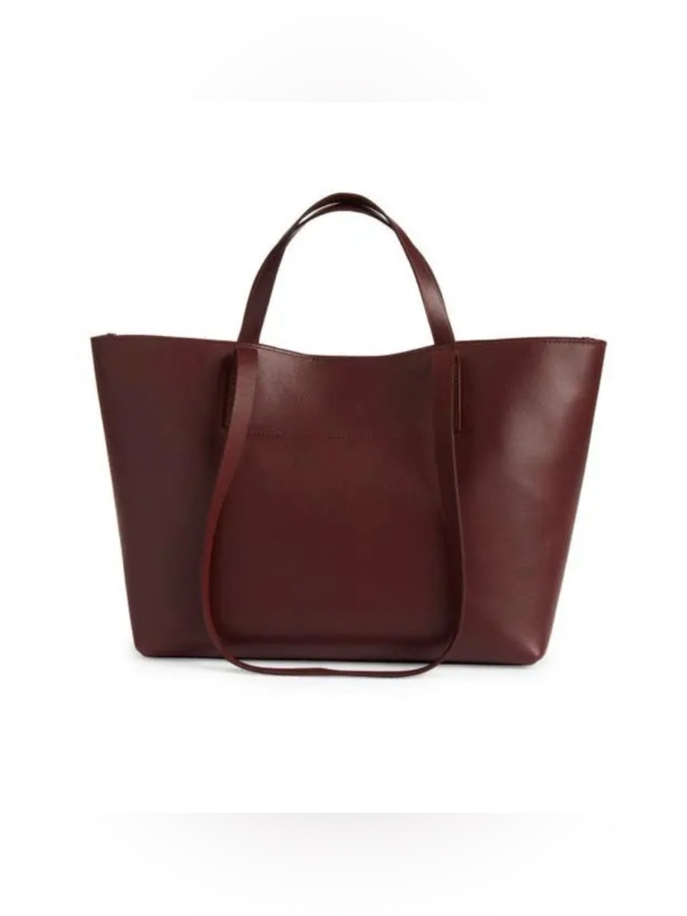 Madewell Medium Essentials Leather East/West Tote
